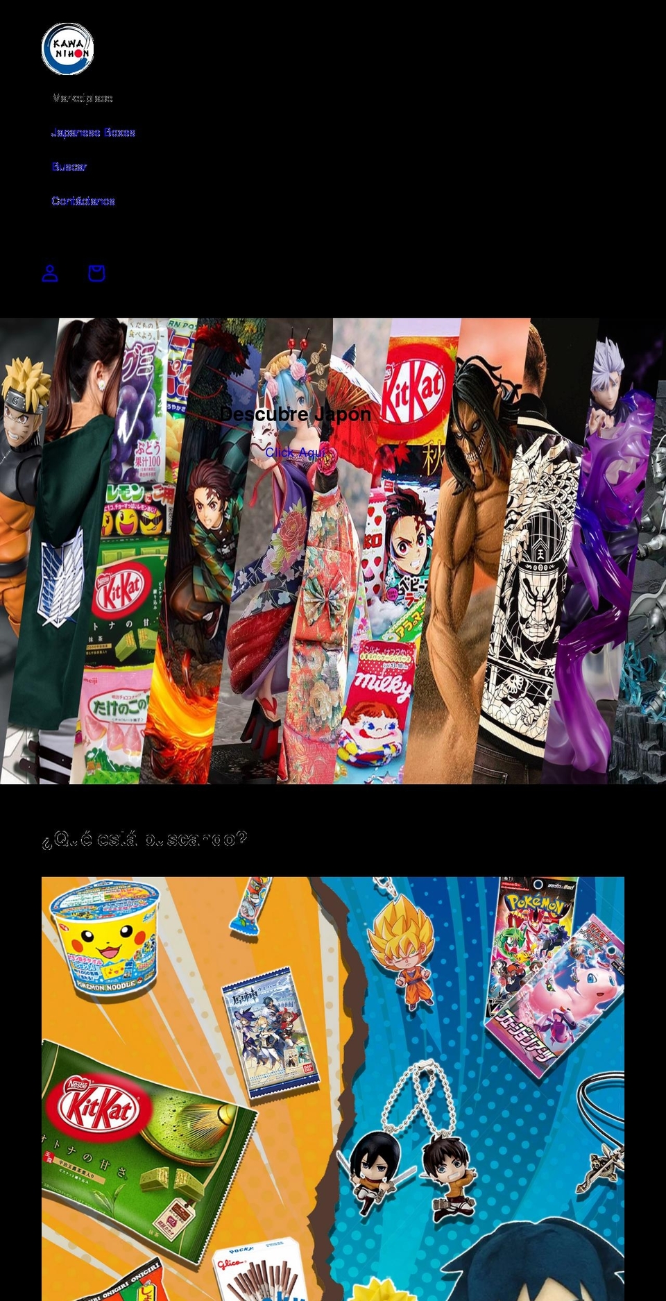 kawaiinihon.com shopify website screenshot