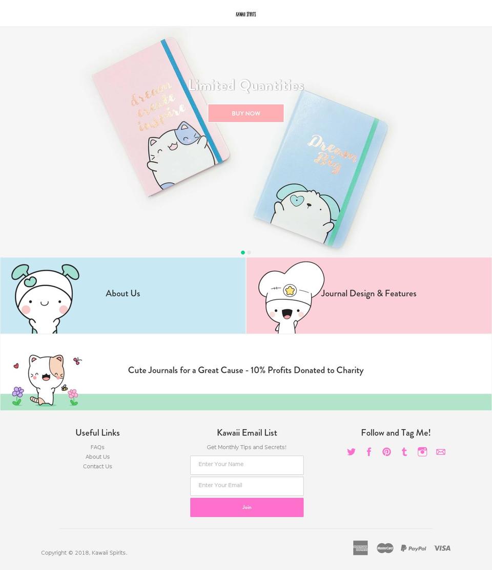 kawaiispirit.com — Shopify storefront screenshot