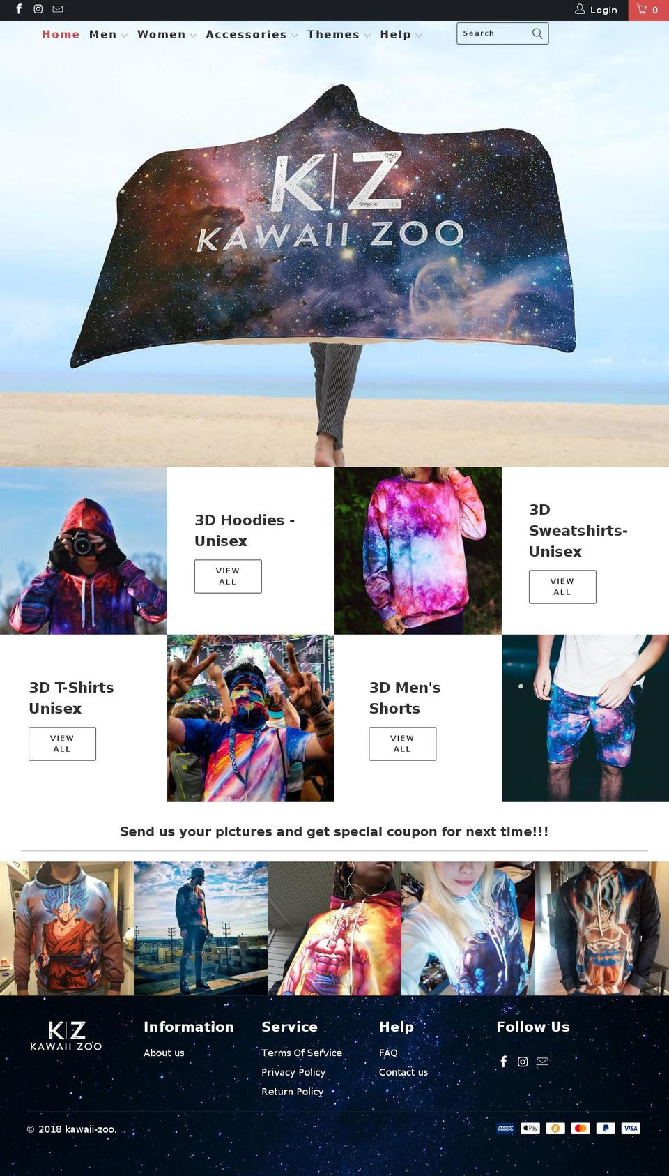 kawaiizoo.com — Shopify storefront screenshot