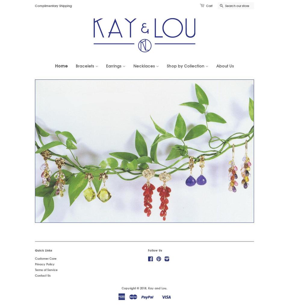 kayandlou.com — Shopify storefront screenshot