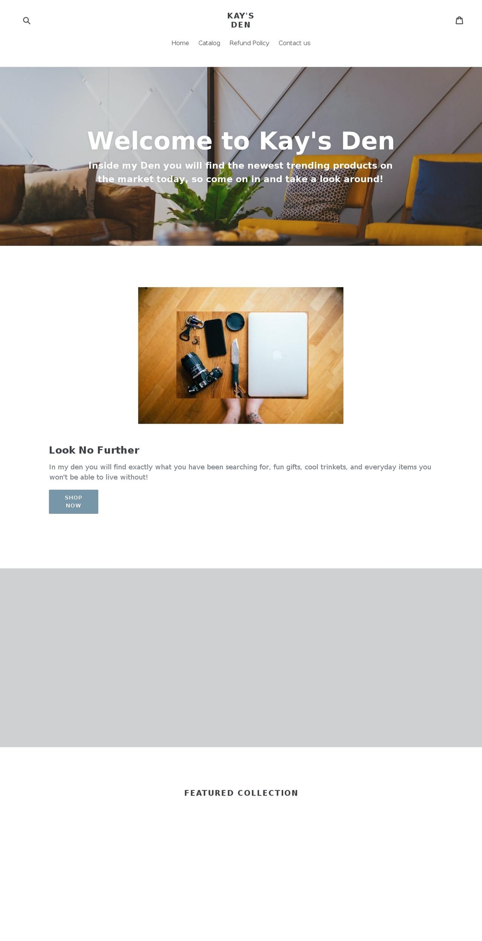kaybays.com — Shopify storefront screenshot