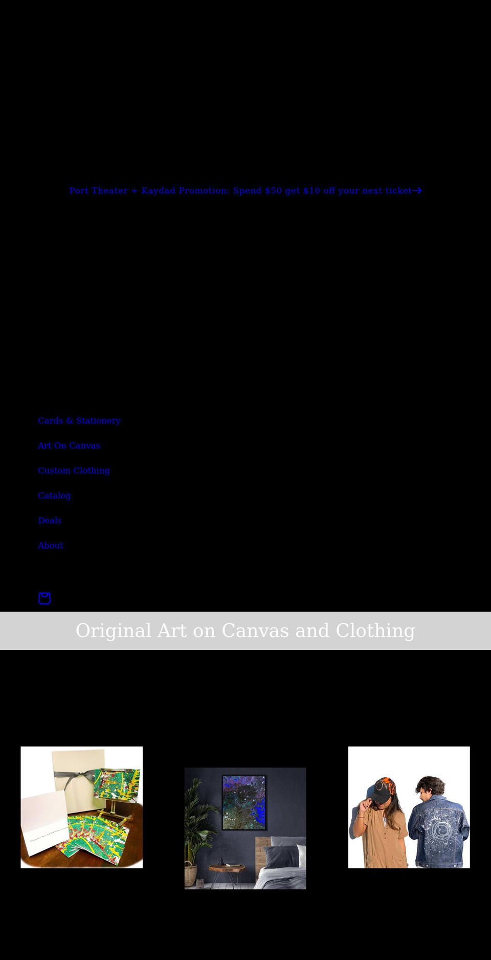 kaydad.com shopify website screenshot