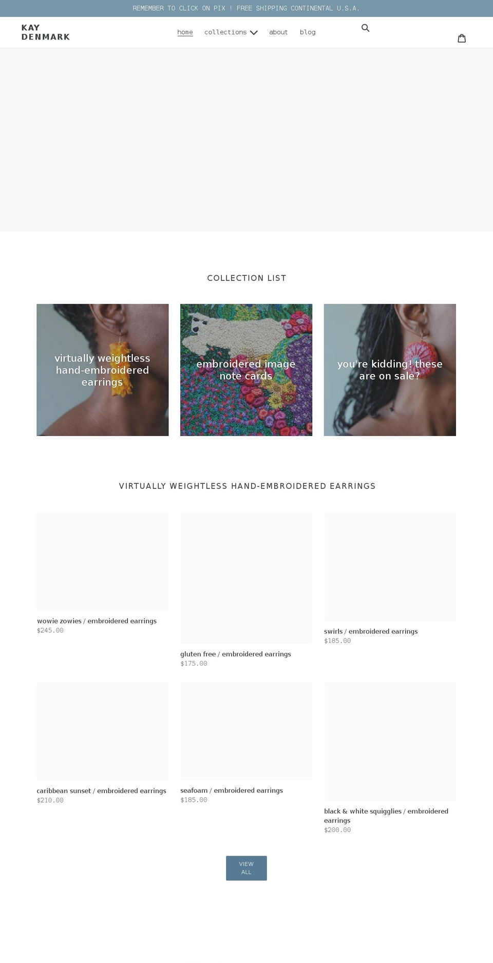 kaydenmark.com shopify website screenshot