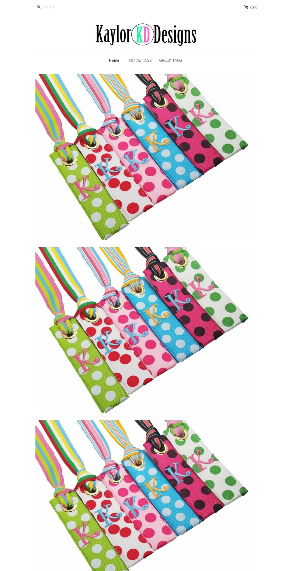 kaylordesigns.com shopify website screenshot