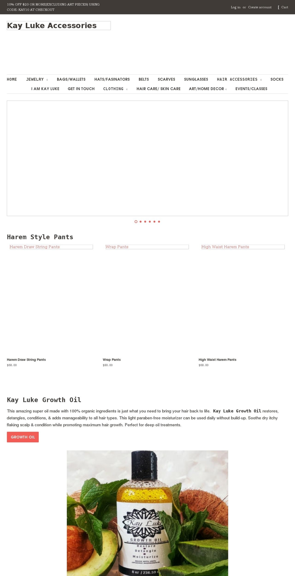 kayluke.com shopify website screenshot