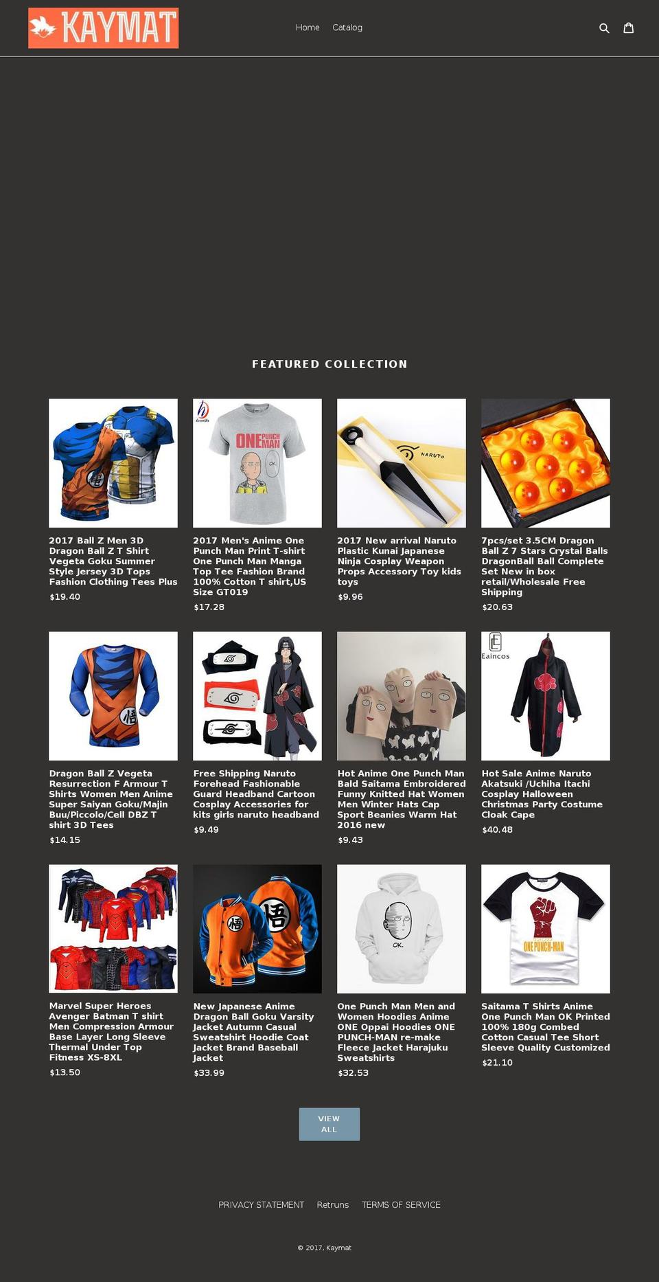 kaymat.com shopify website screenshot