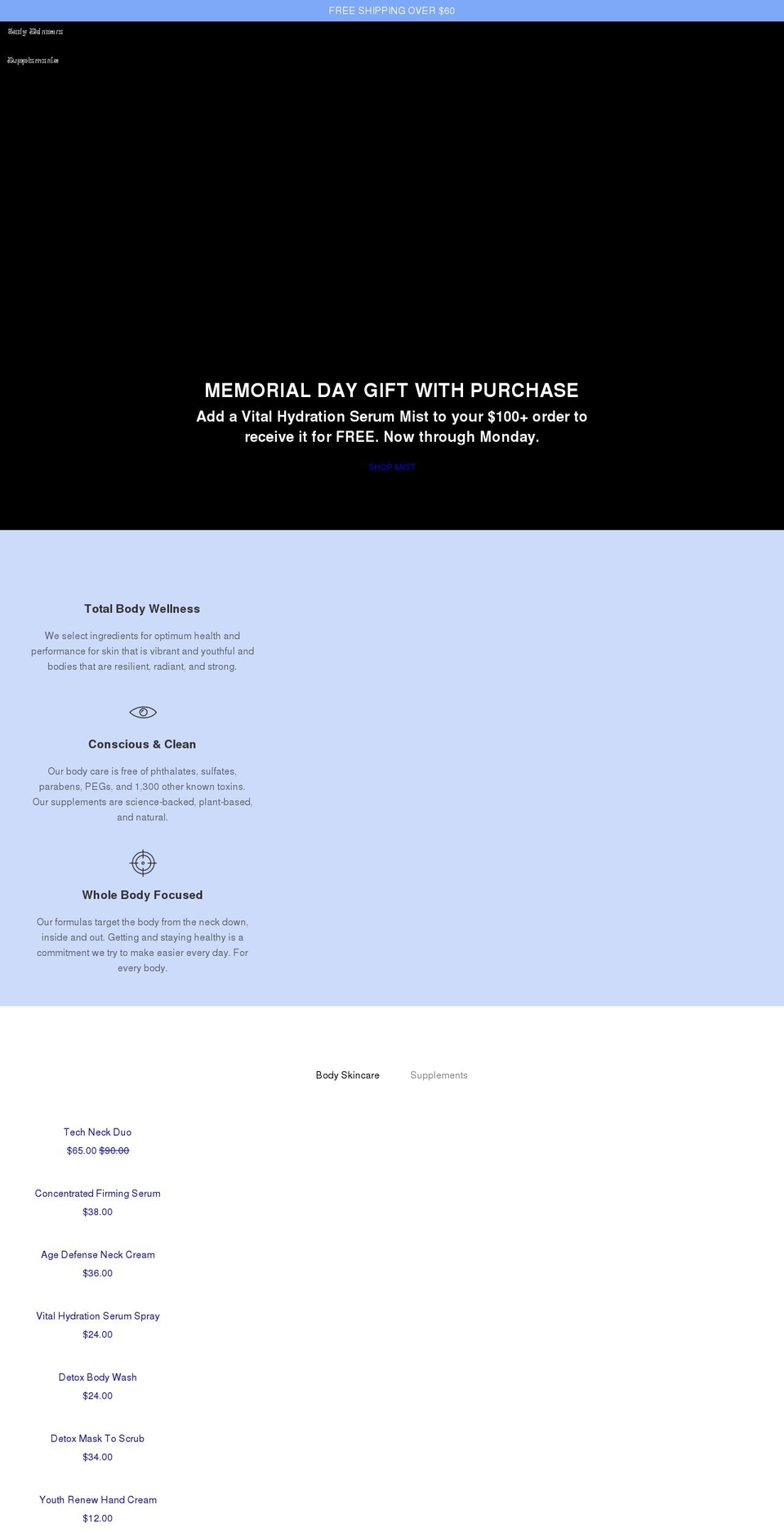 kayobodycare.com shopify website screenshot