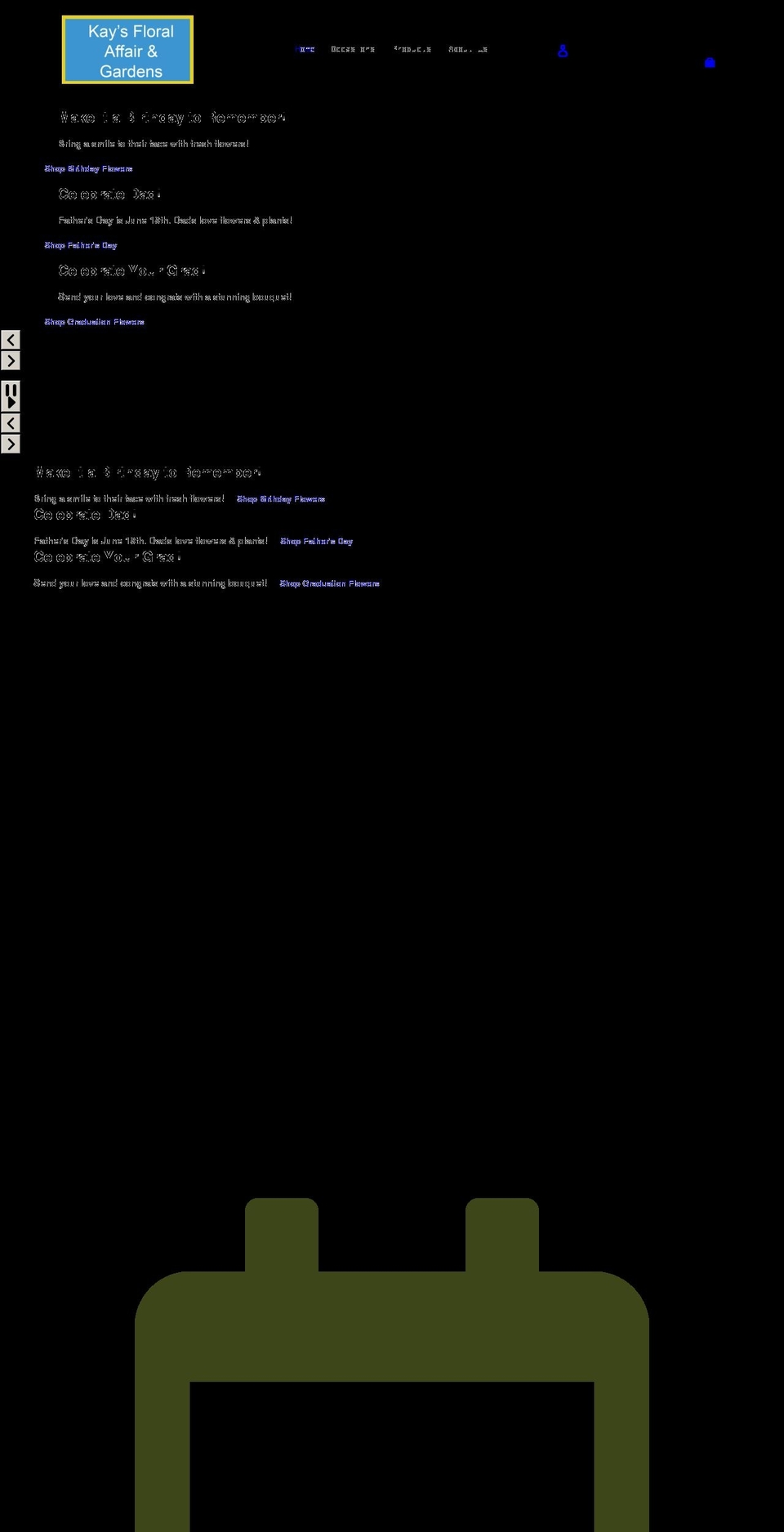 mol-standard- Shopify theme site example kaysfloralaffair.com