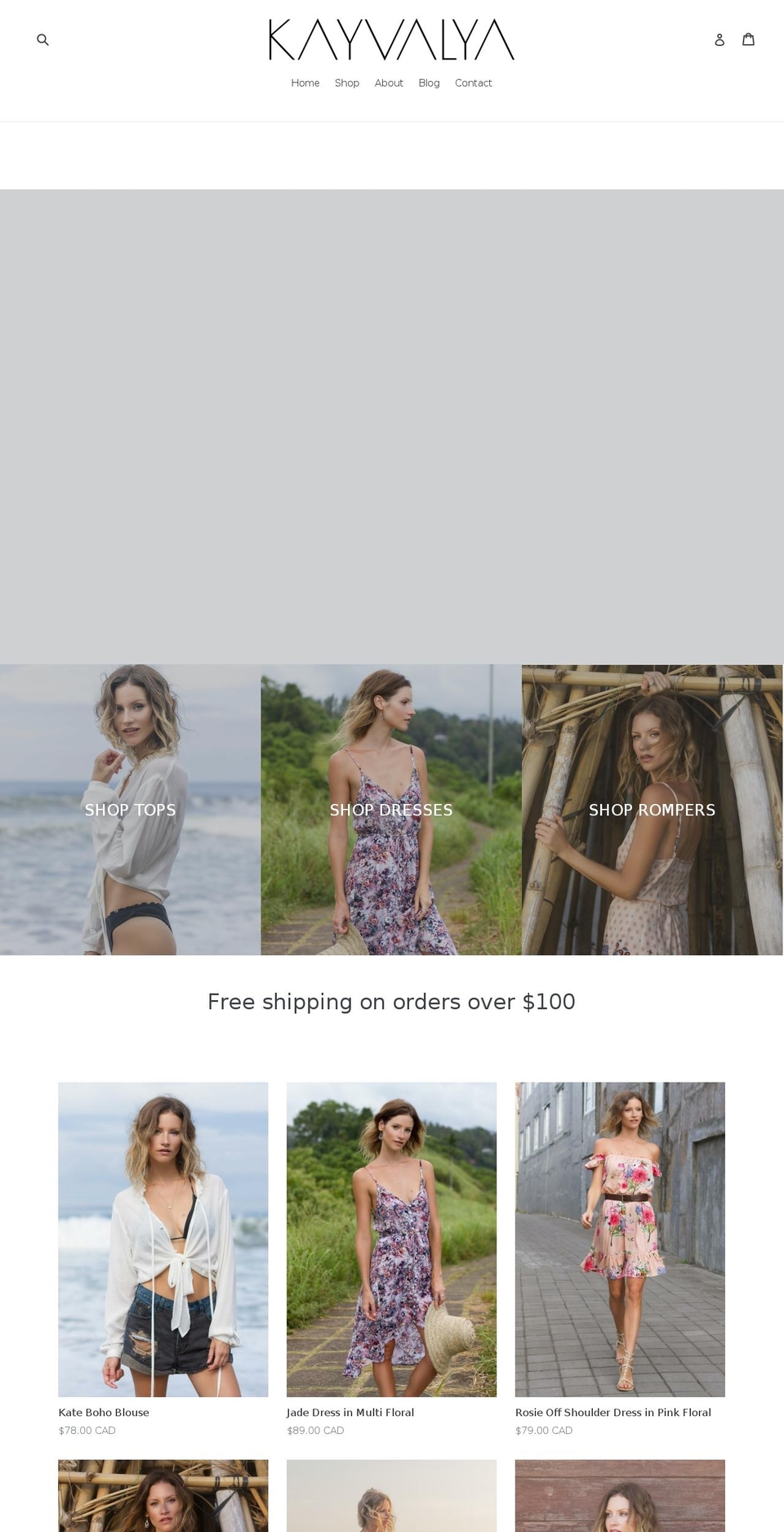 kayvalya.com shopify website screenshot