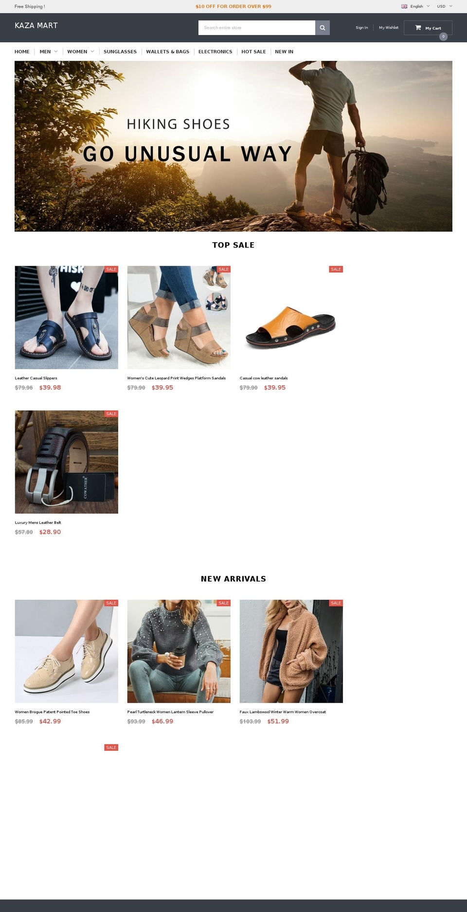 kazamart.com — Shopify storefront screenshot