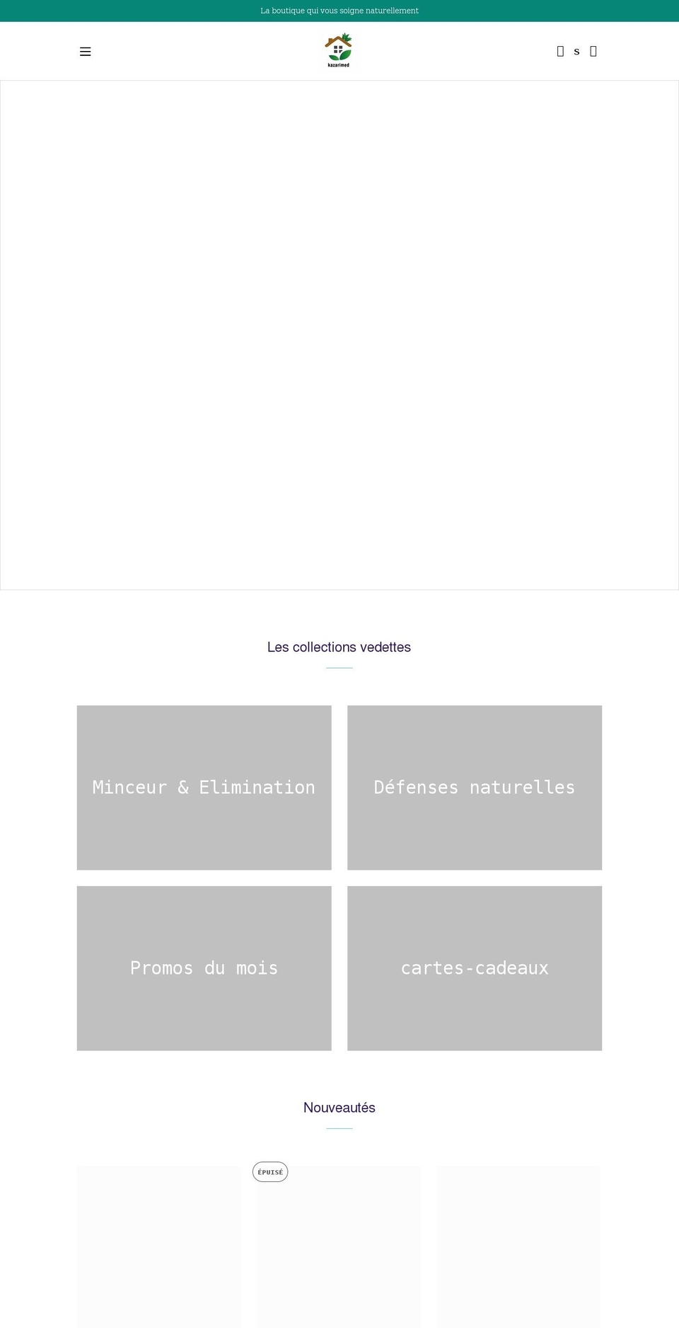 kazarimed.com shopify website screenshot