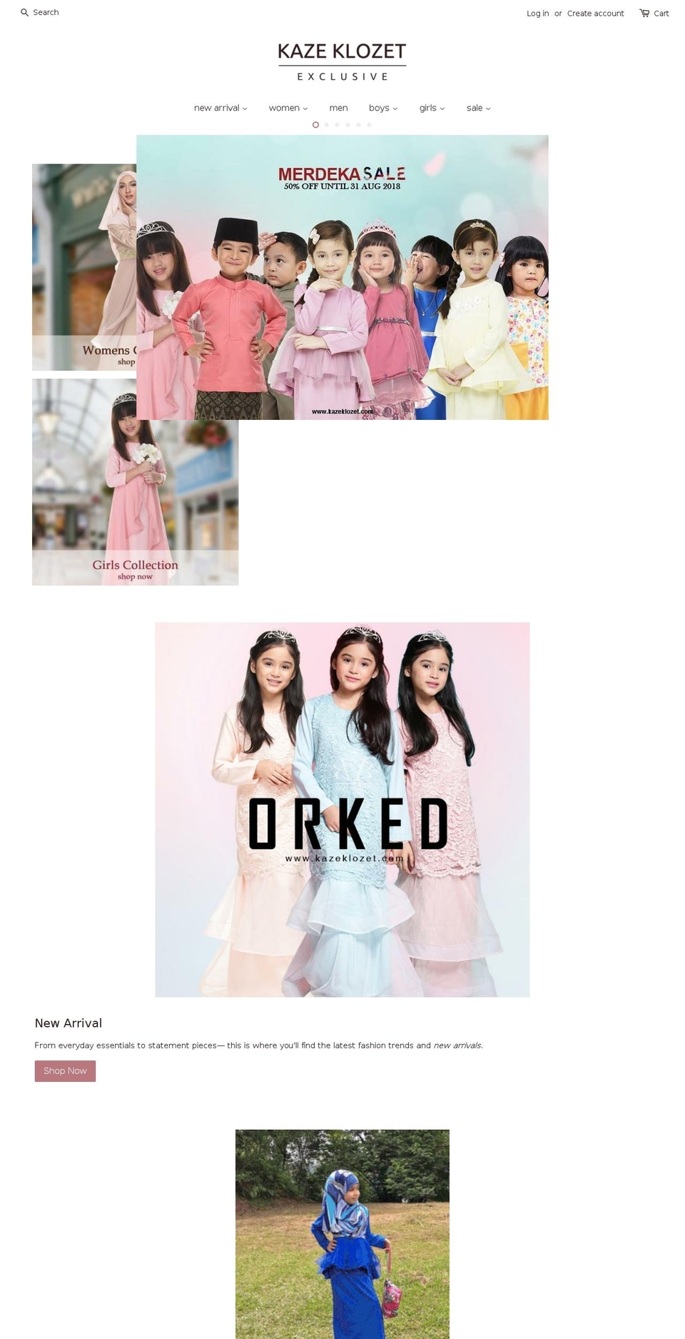 kazeklozet.com — Shopify storefront screenshot