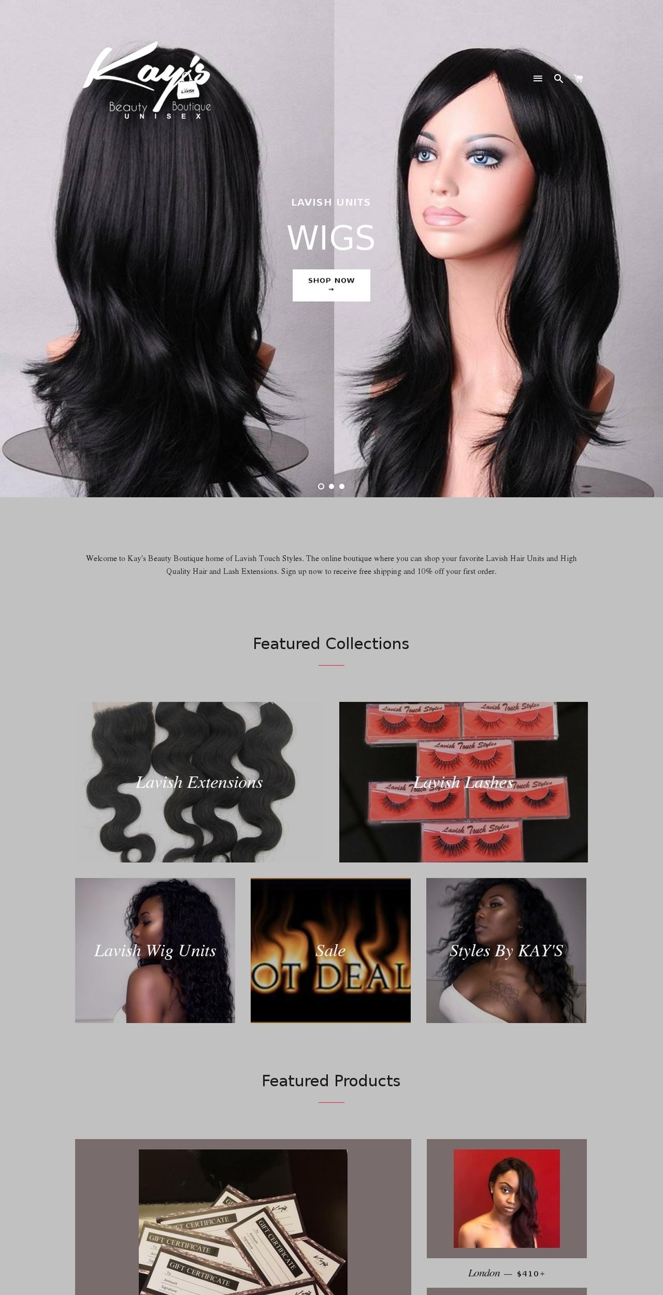 kbeautyboutique.com shopify website screenshot