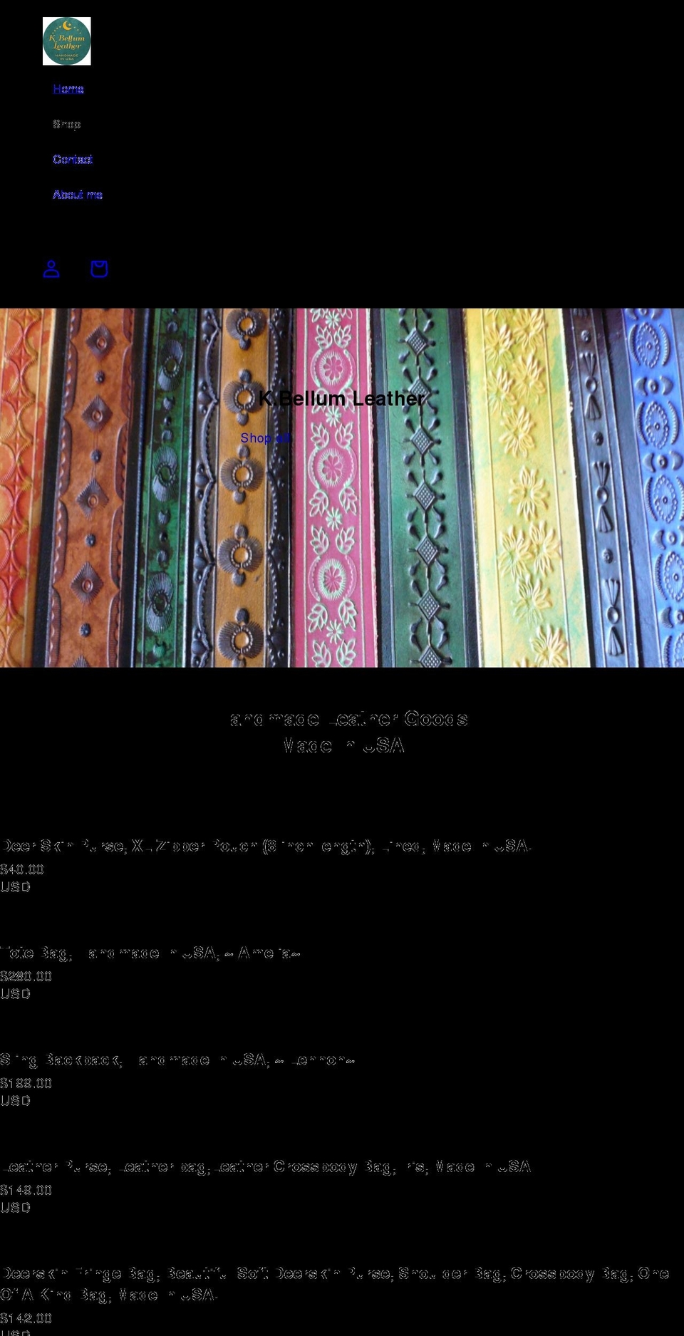 kbellum.com shopify website screenshot
