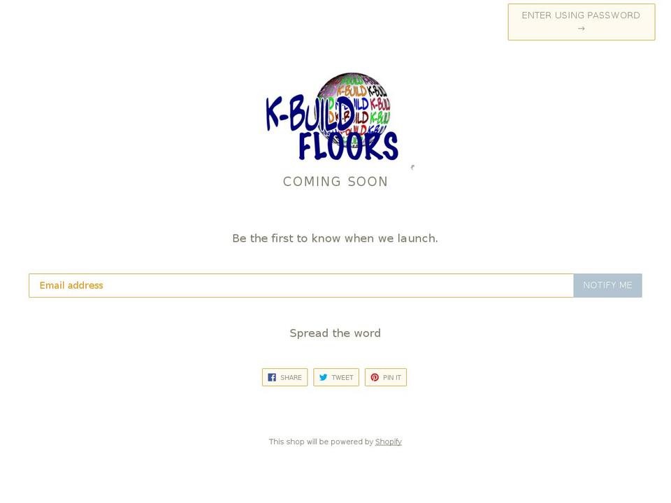 kbuildfloors.com — Shopify storefront screenshot