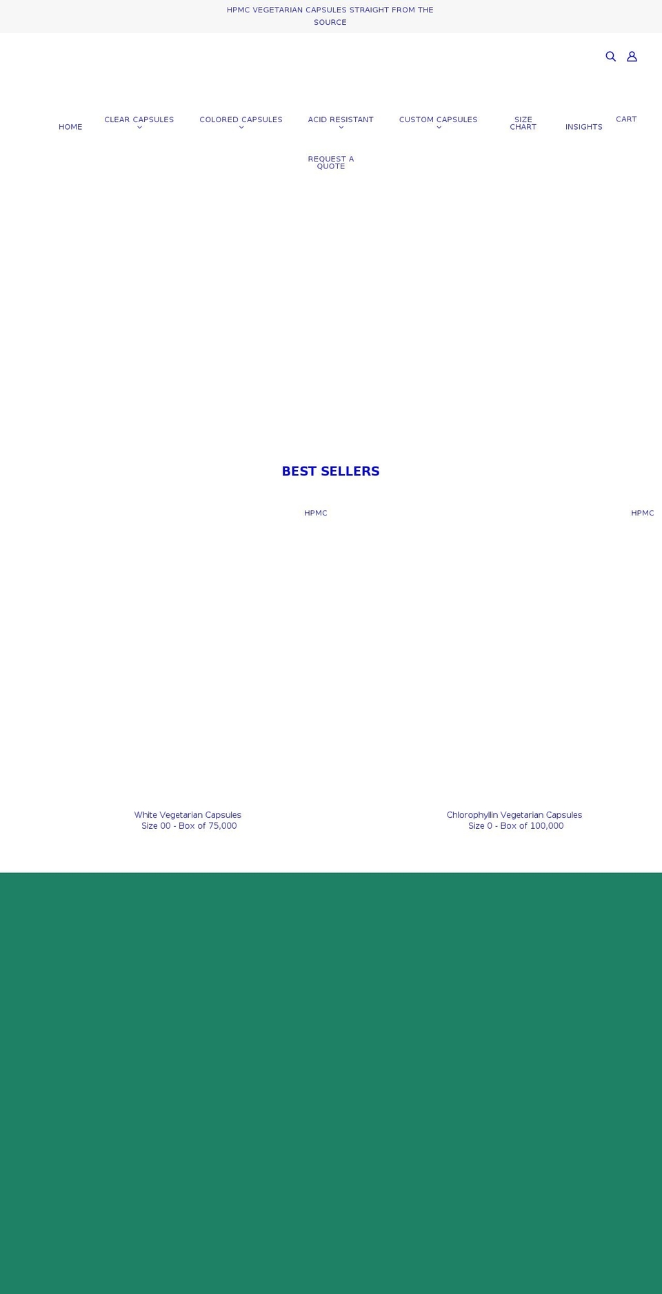 kcaps.com shopify website screenshot