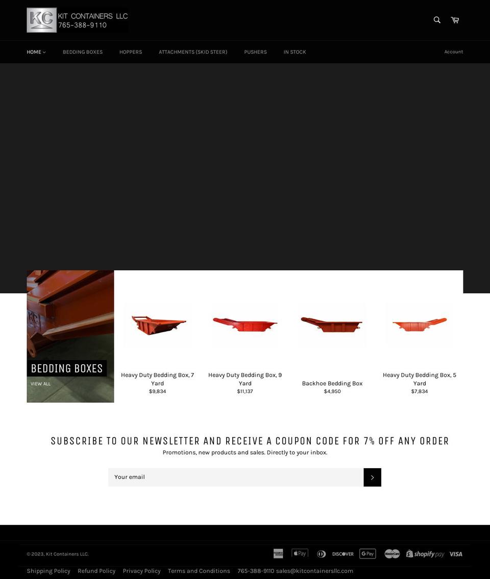 kcattachments.com — Shopify storefront screenshot