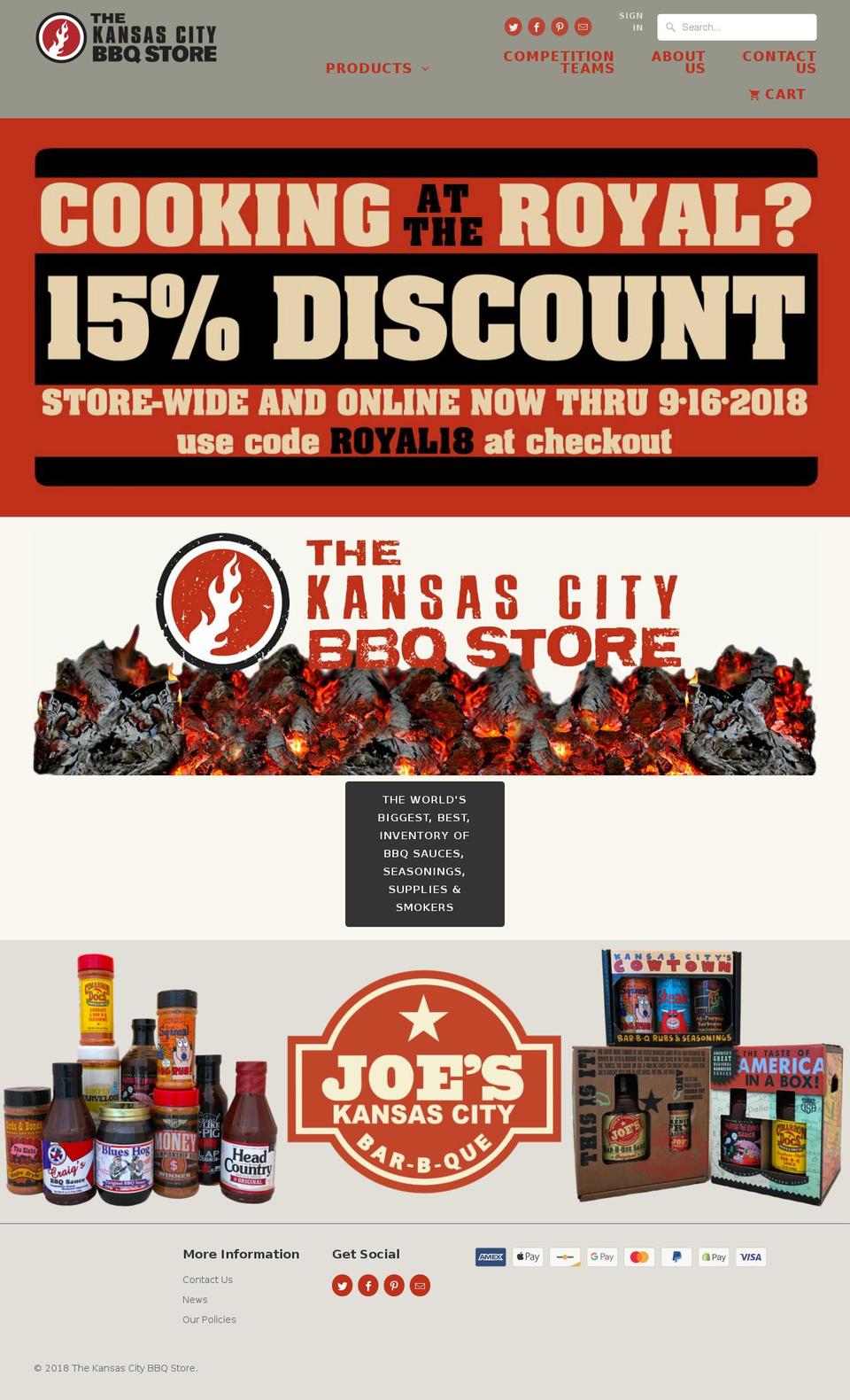 Updated 7\/23\/18 Shopify theme site example kcbbqstore.com
