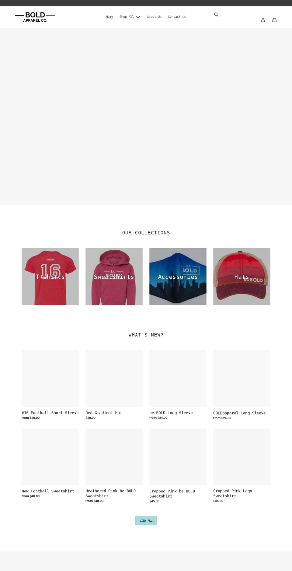 kcbold.com shopify website screenshot