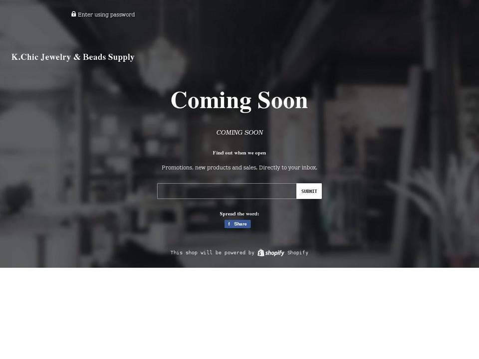 kchic.store shopify website screenshot