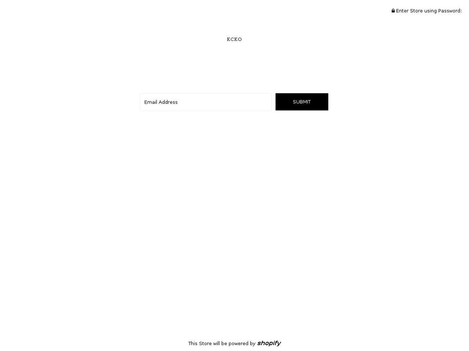 kckous.com shopify website screenshot