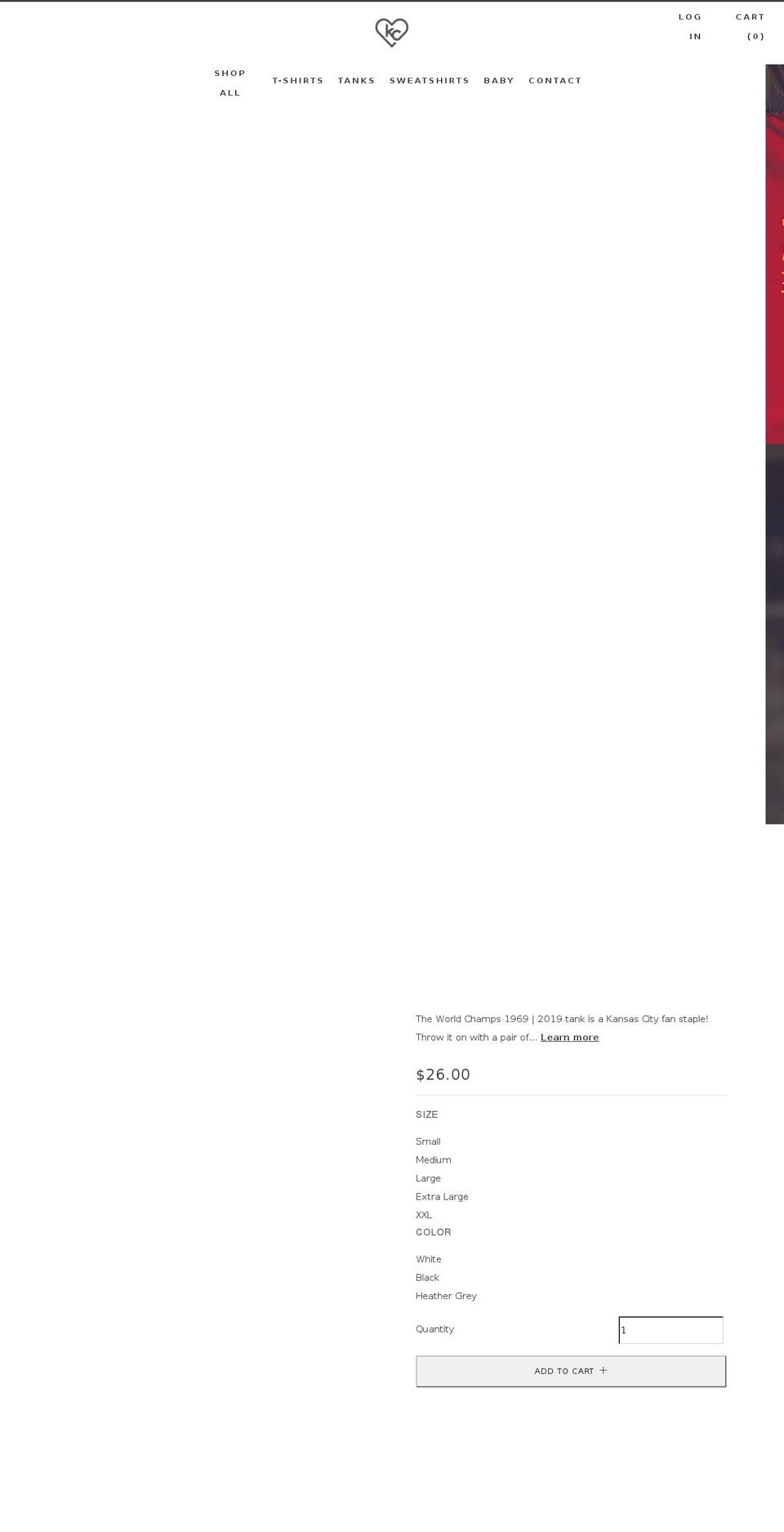 kcluv.com shopify website screenshot