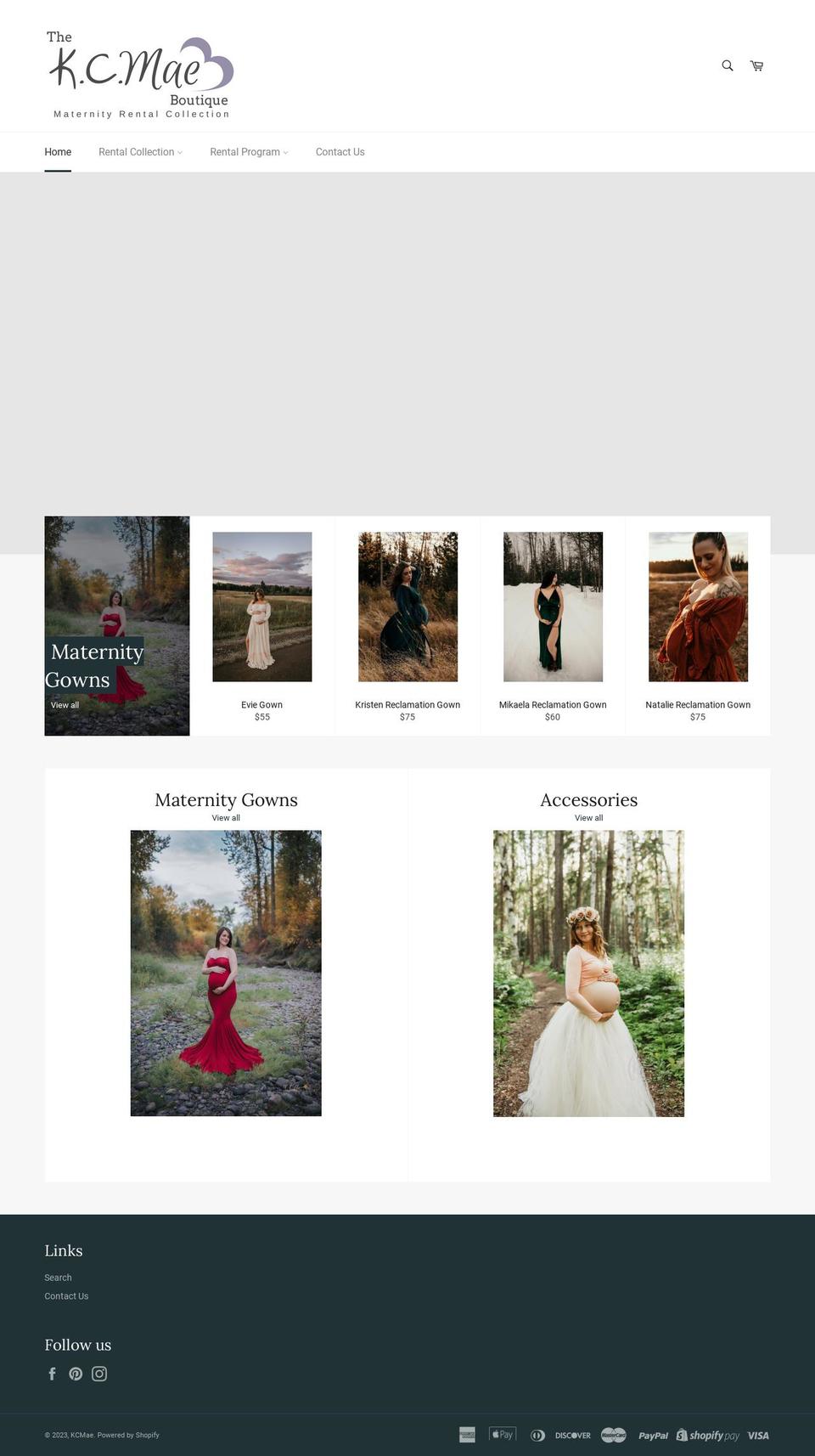 kcmae.com shopify website screenshot