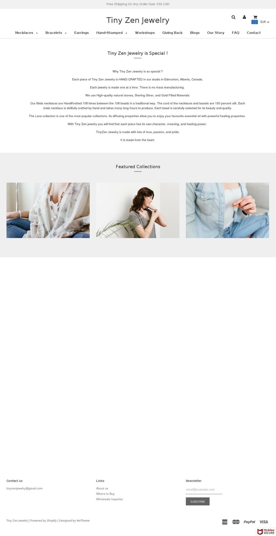 kcodesignblossom.com — Shopify storefront screenshot