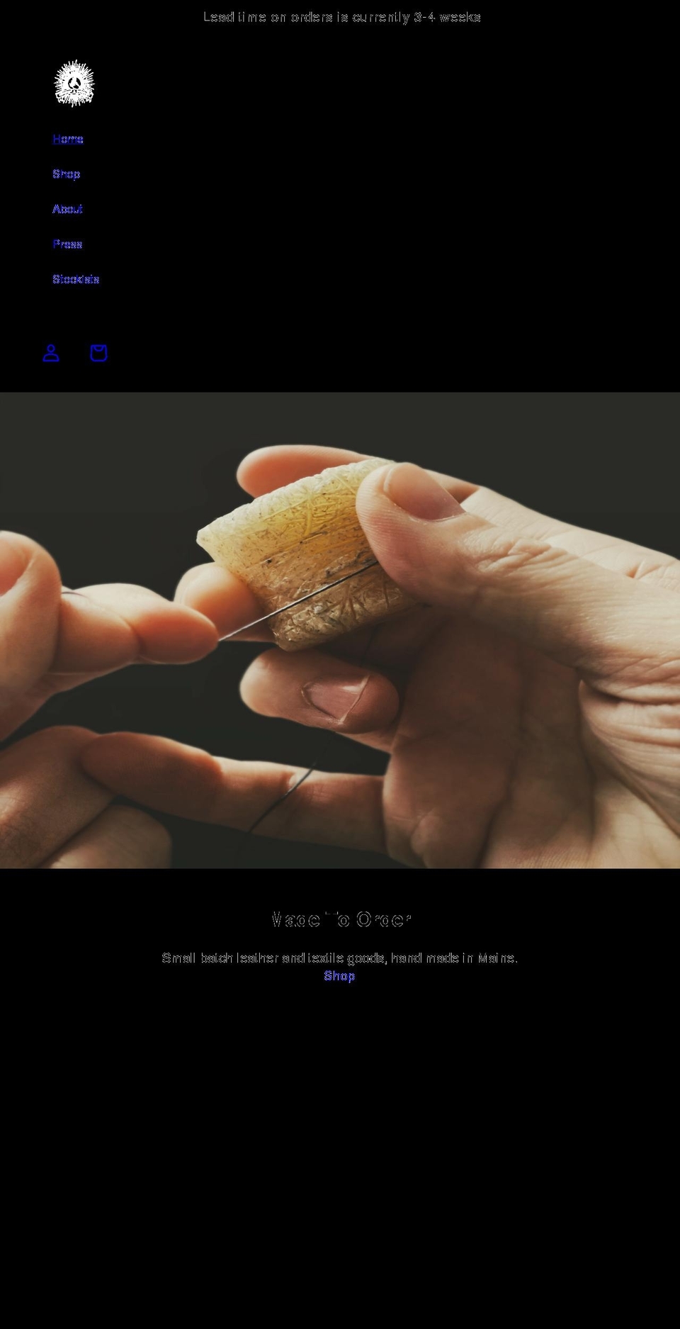 kcomaine.com shopify website screenshot