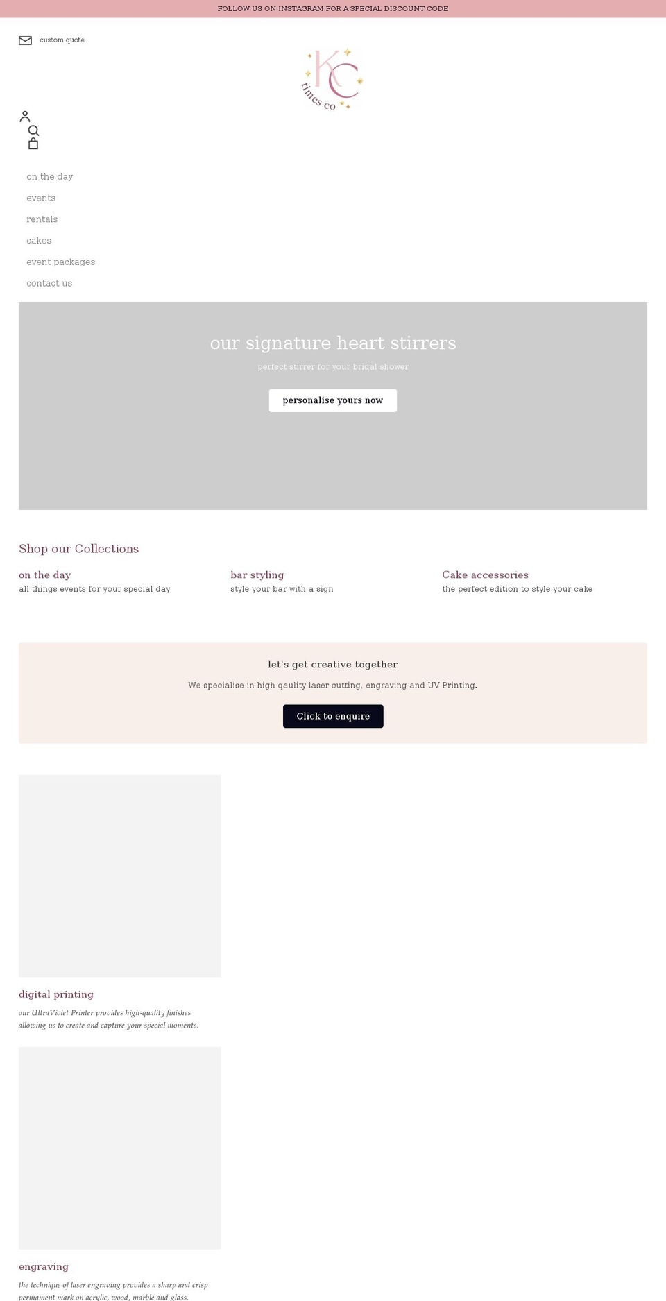 kctimes.co shopify website screenshot