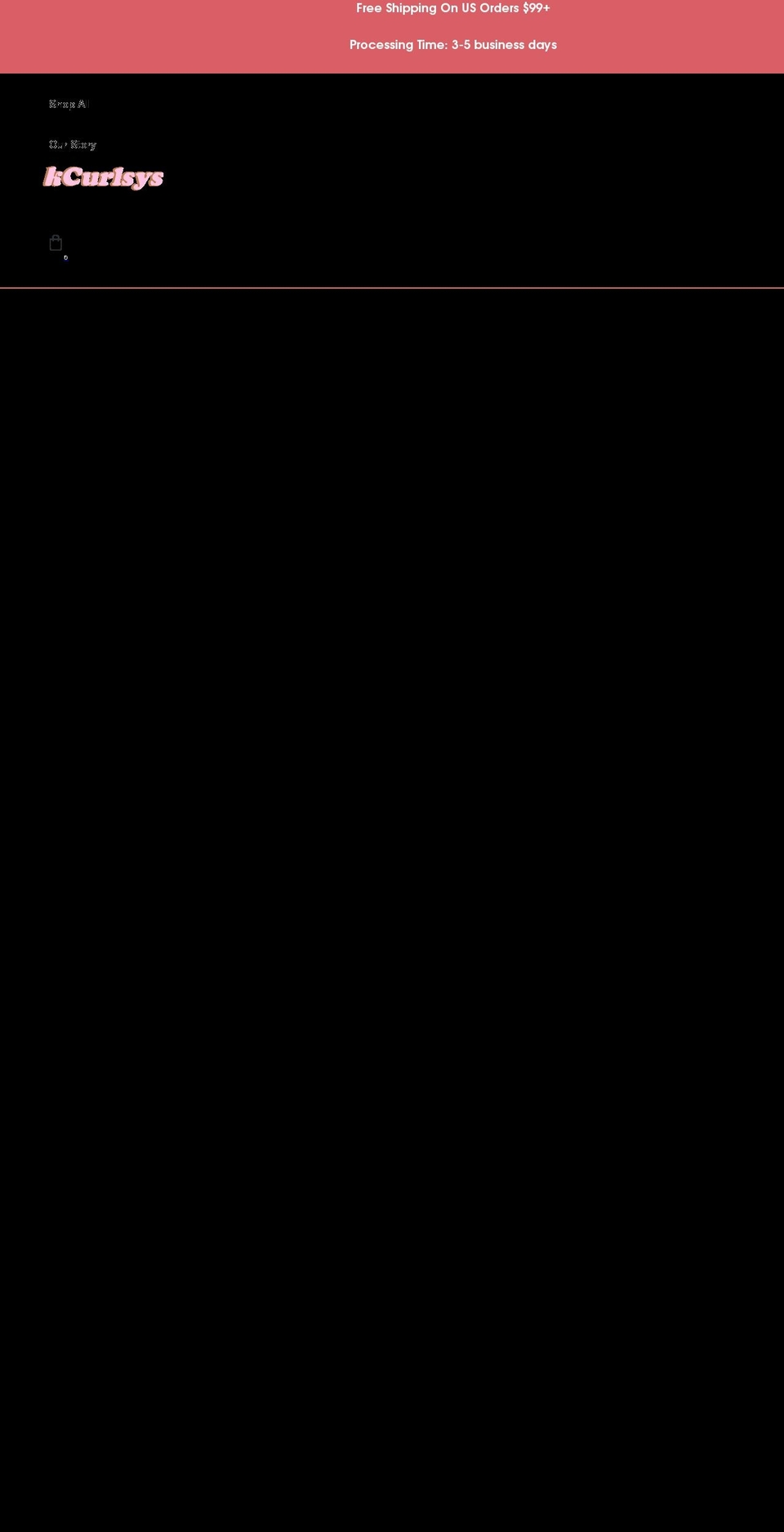 kcurlsys.com shopify website screenshot