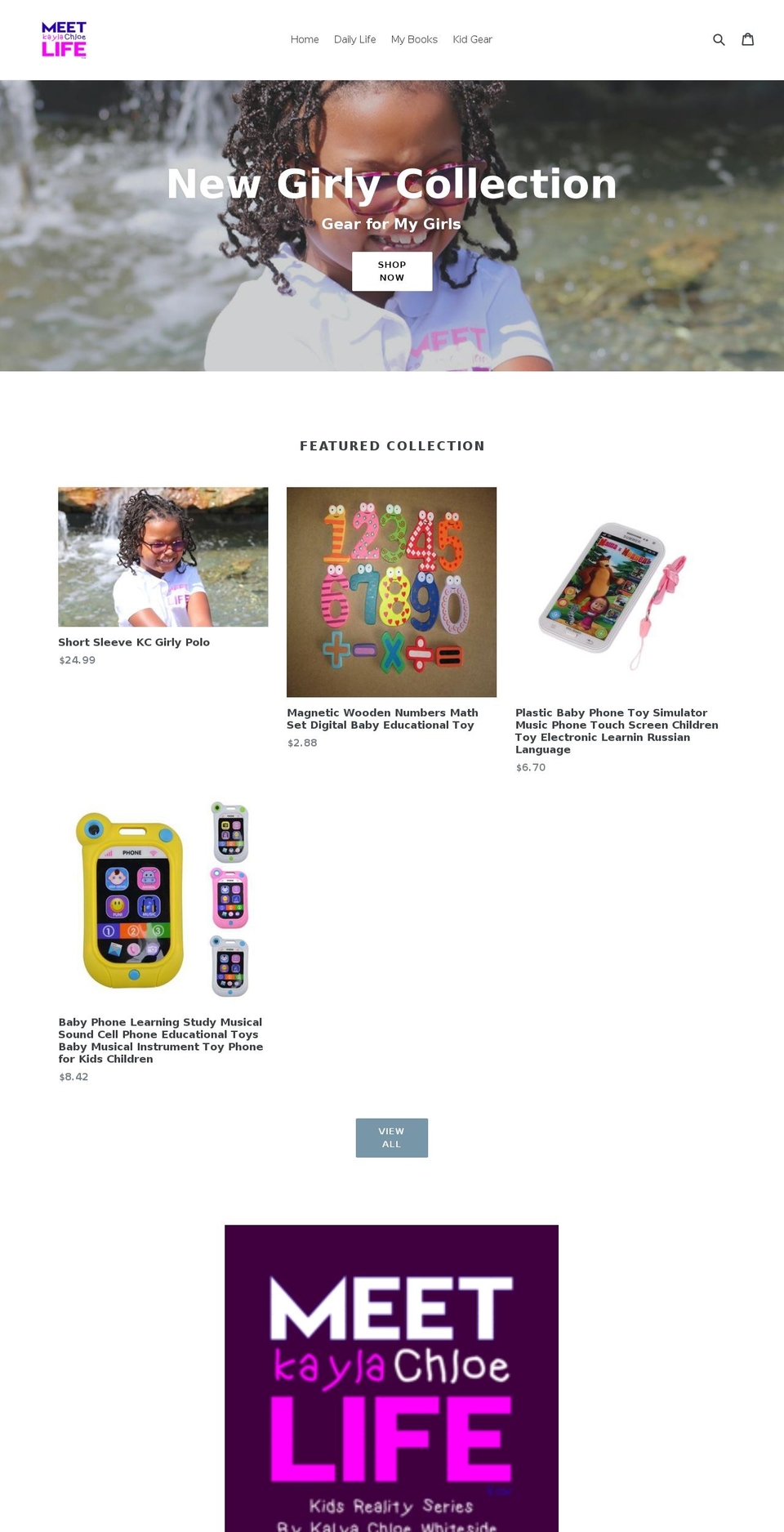 kcwlife.com shopify website screenshot
