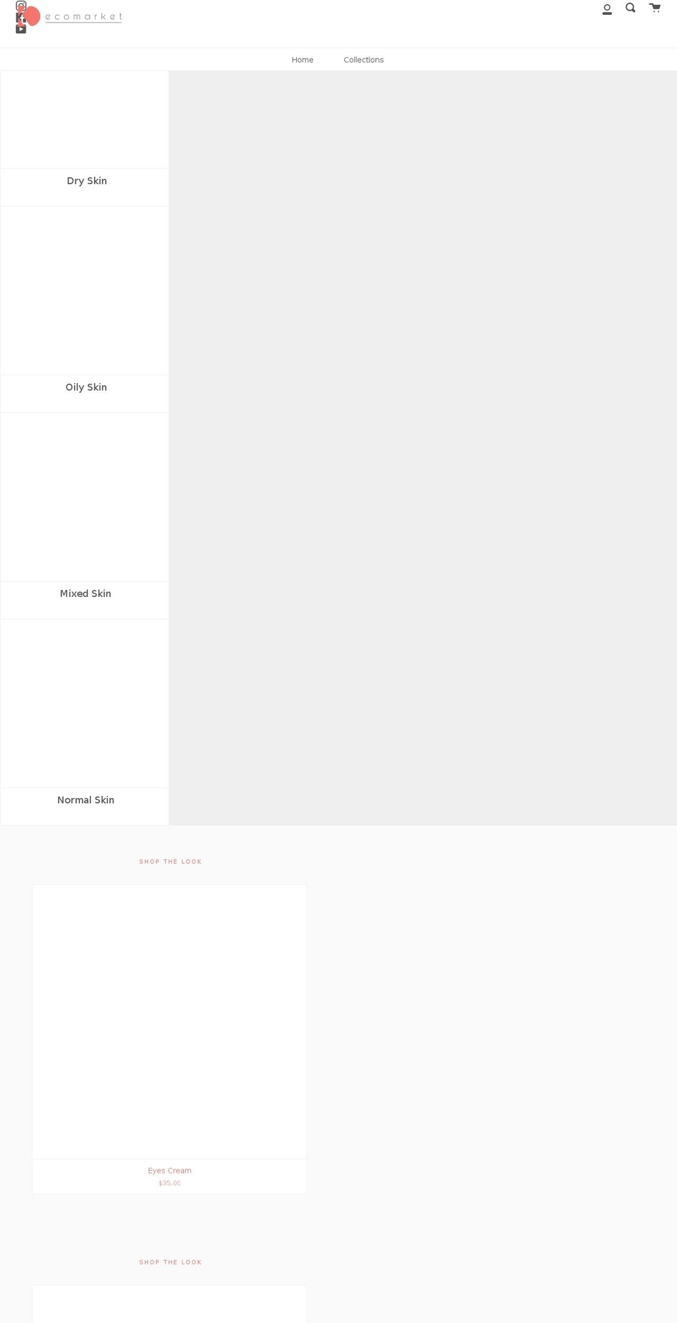kdecomarket.com shopify website screenshot