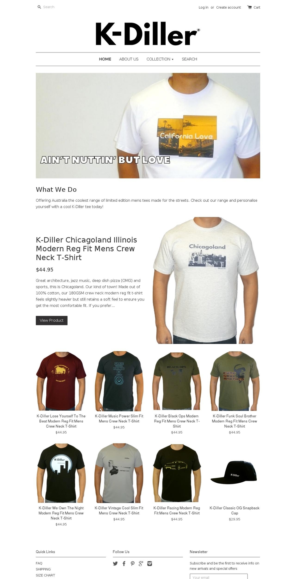 kdiller.com.au shopify website screenshot