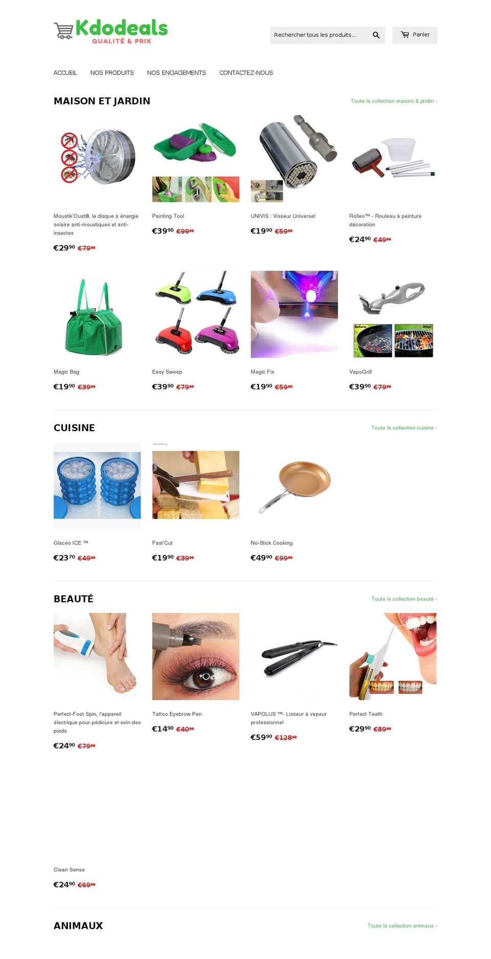 kdodeals.com — Shopify storefront screenshot
