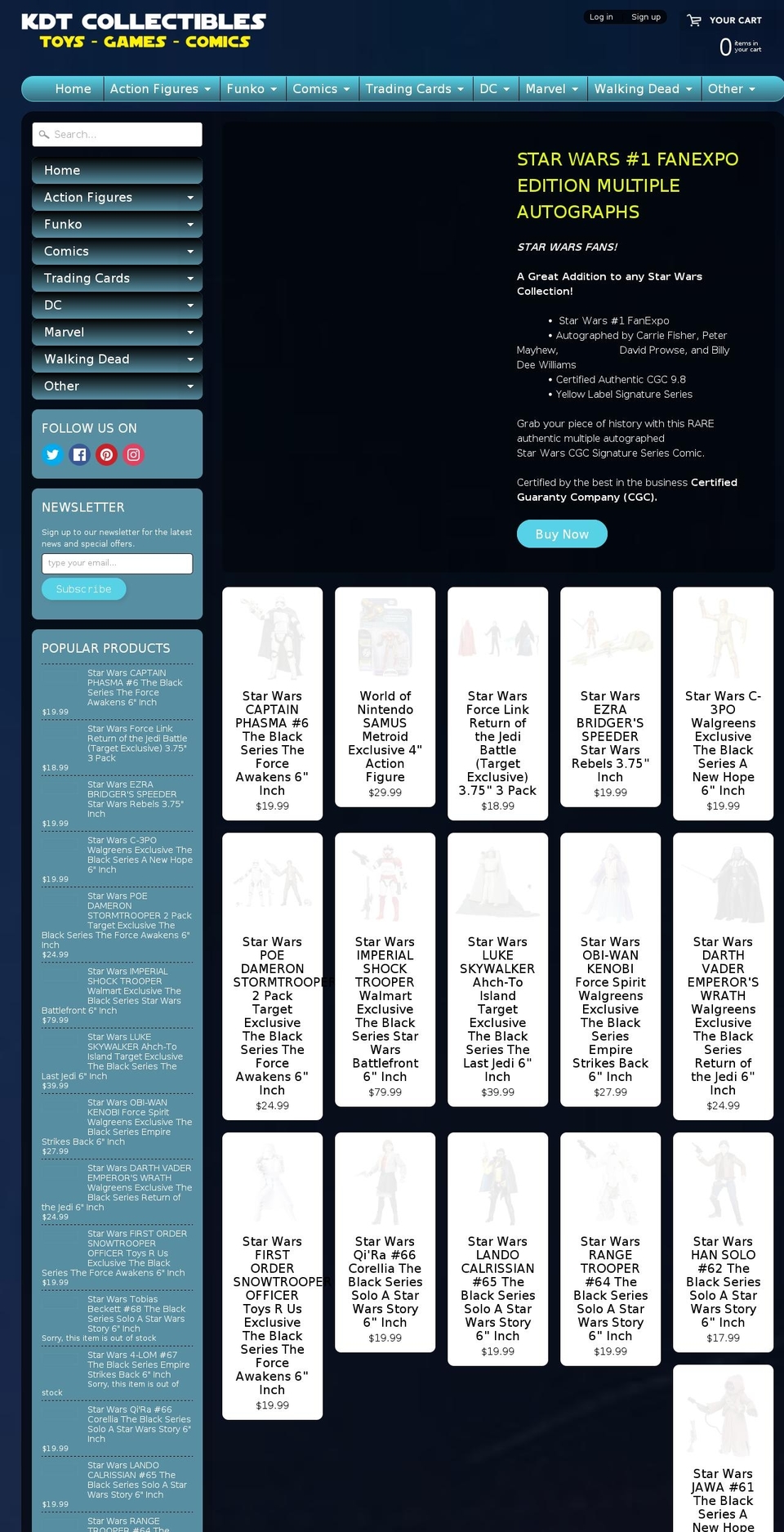 kdsthings.com shopify website screenshot