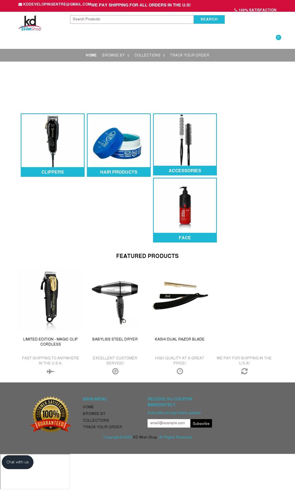 Copy of bgsvw- Shopify theme site example kdwish.com