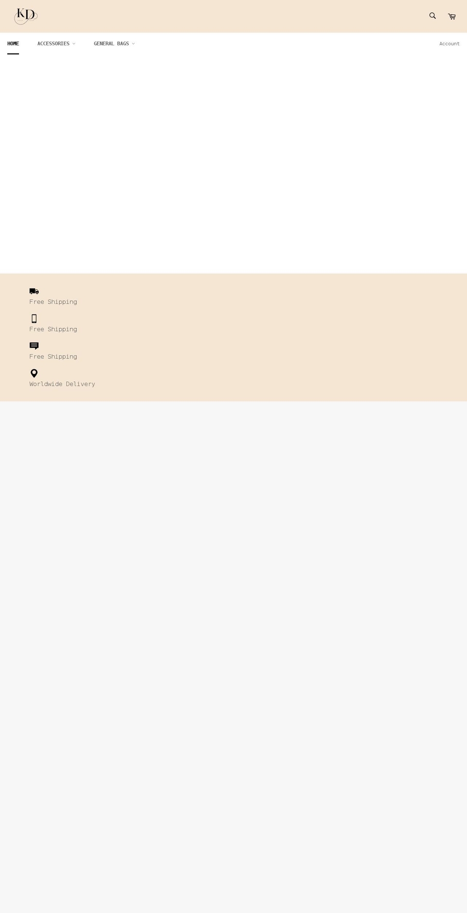 kdzashop.com shopify website screenshot