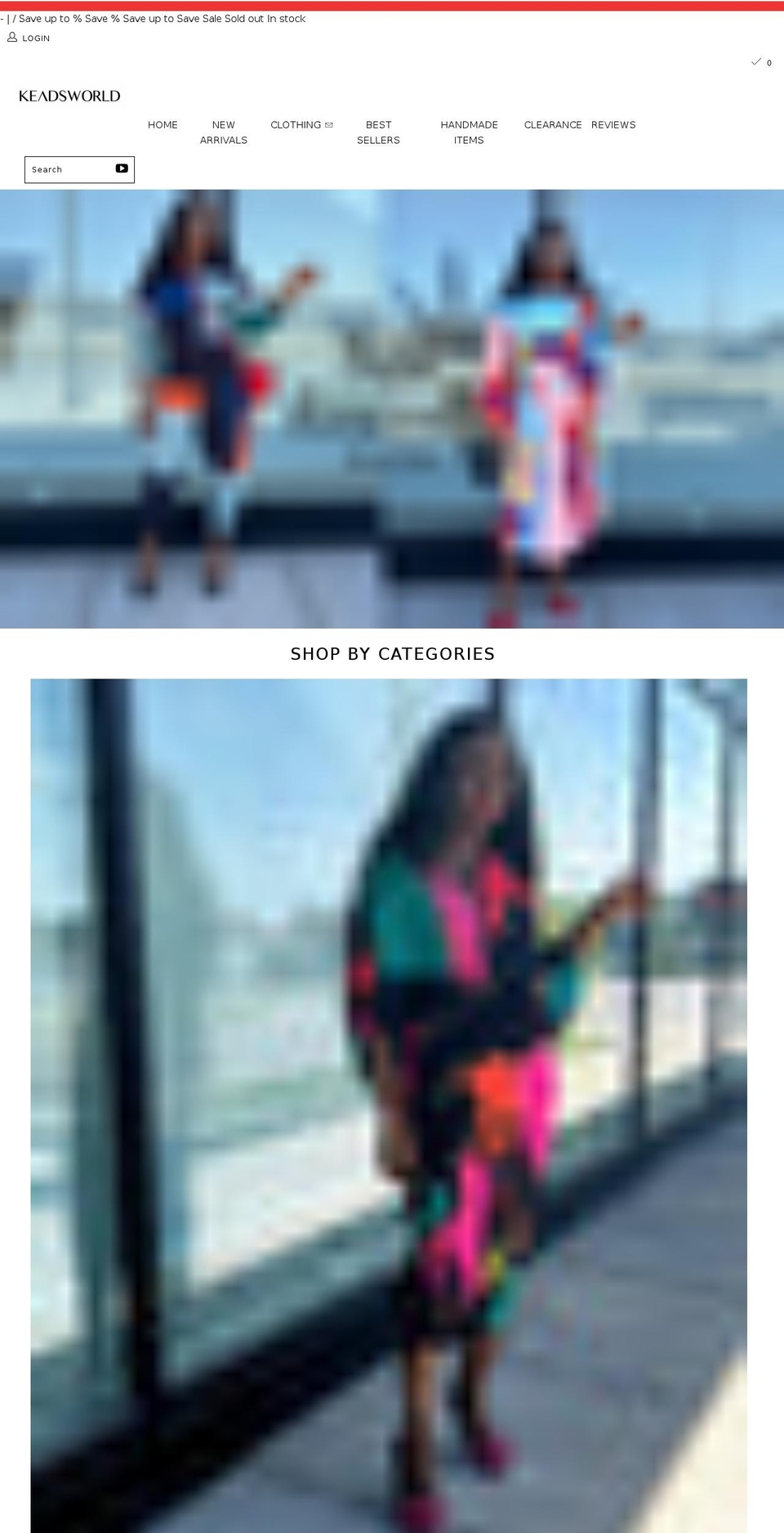 keadsworld.com shopify website screenshot