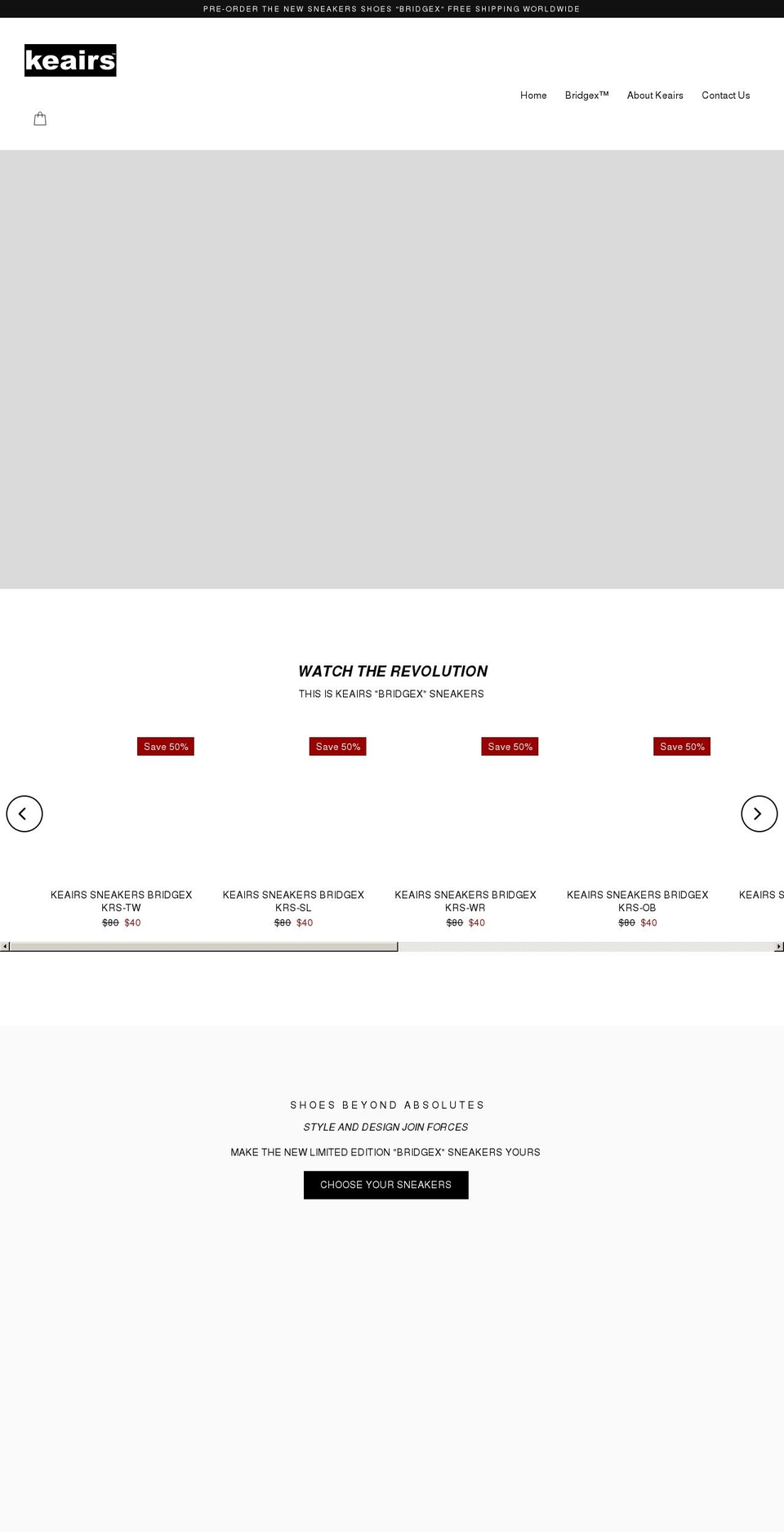 keairs.com shopify website screenshot