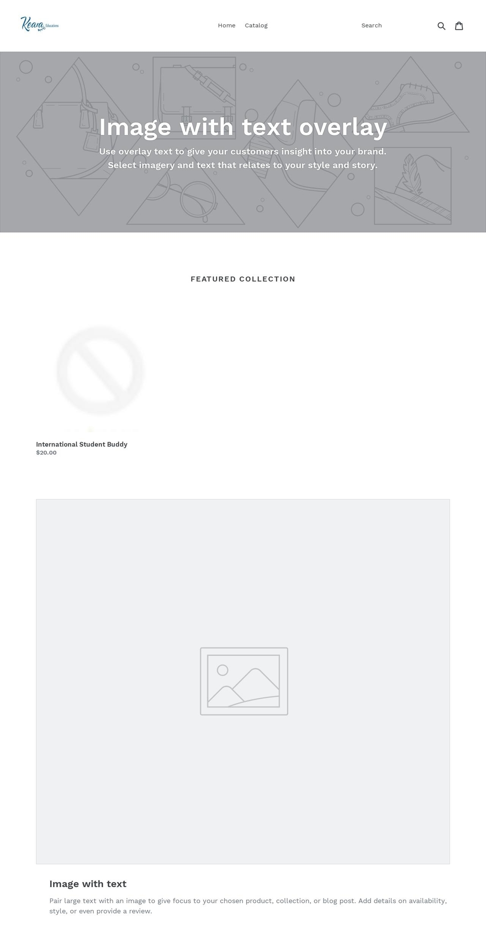 kearaeducations.com — Shopify storefront screenshot