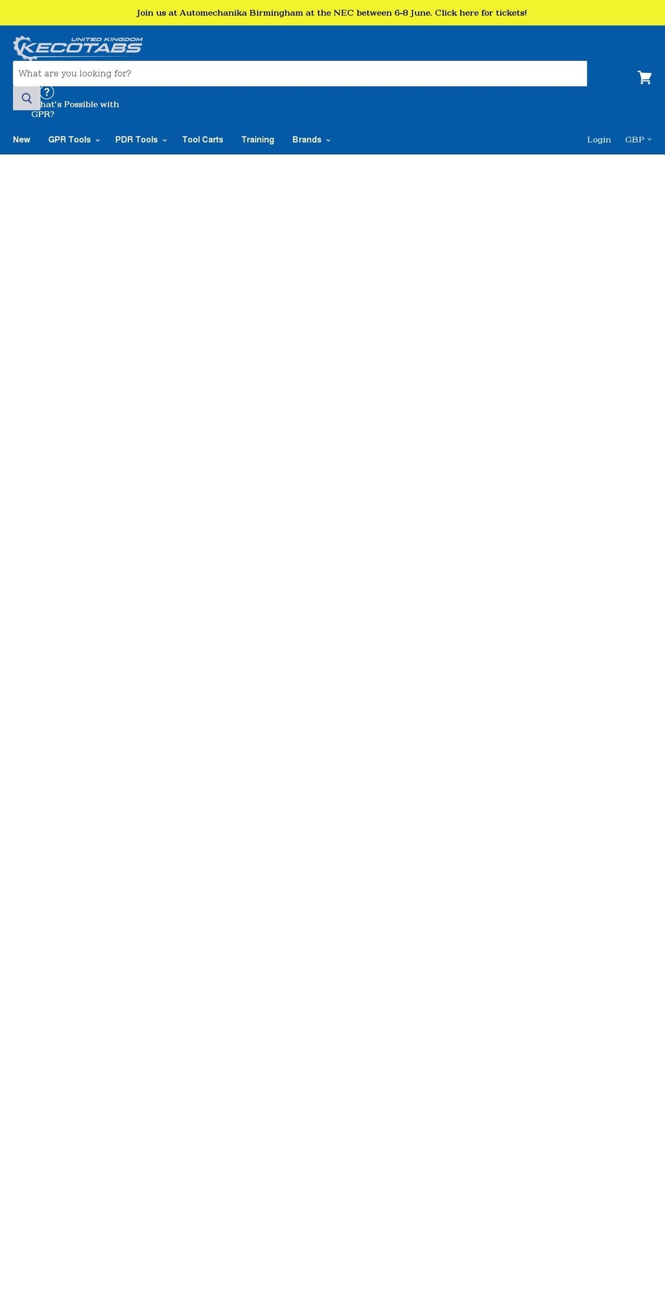 kecotabs.co.uk shopify website screenshot