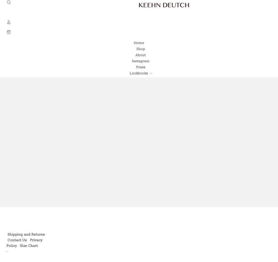 keehndeutch.com shopify website screenshot