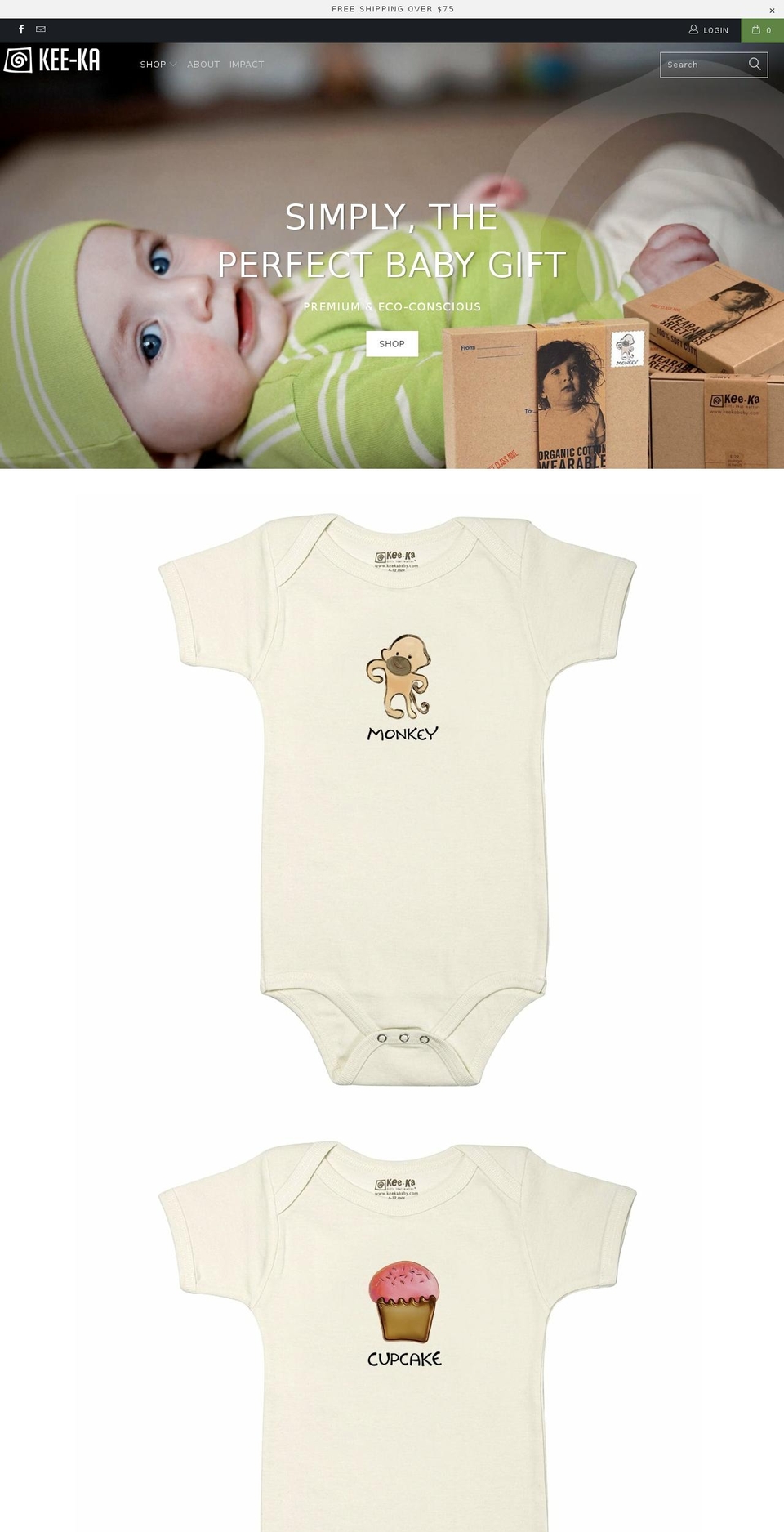 turbo-zip Shopify theme site example keekababy.com