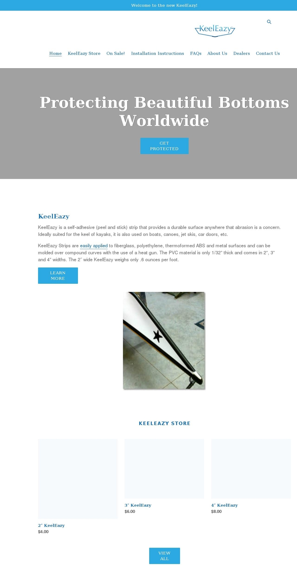 keeleazy.com shopify website screenshot