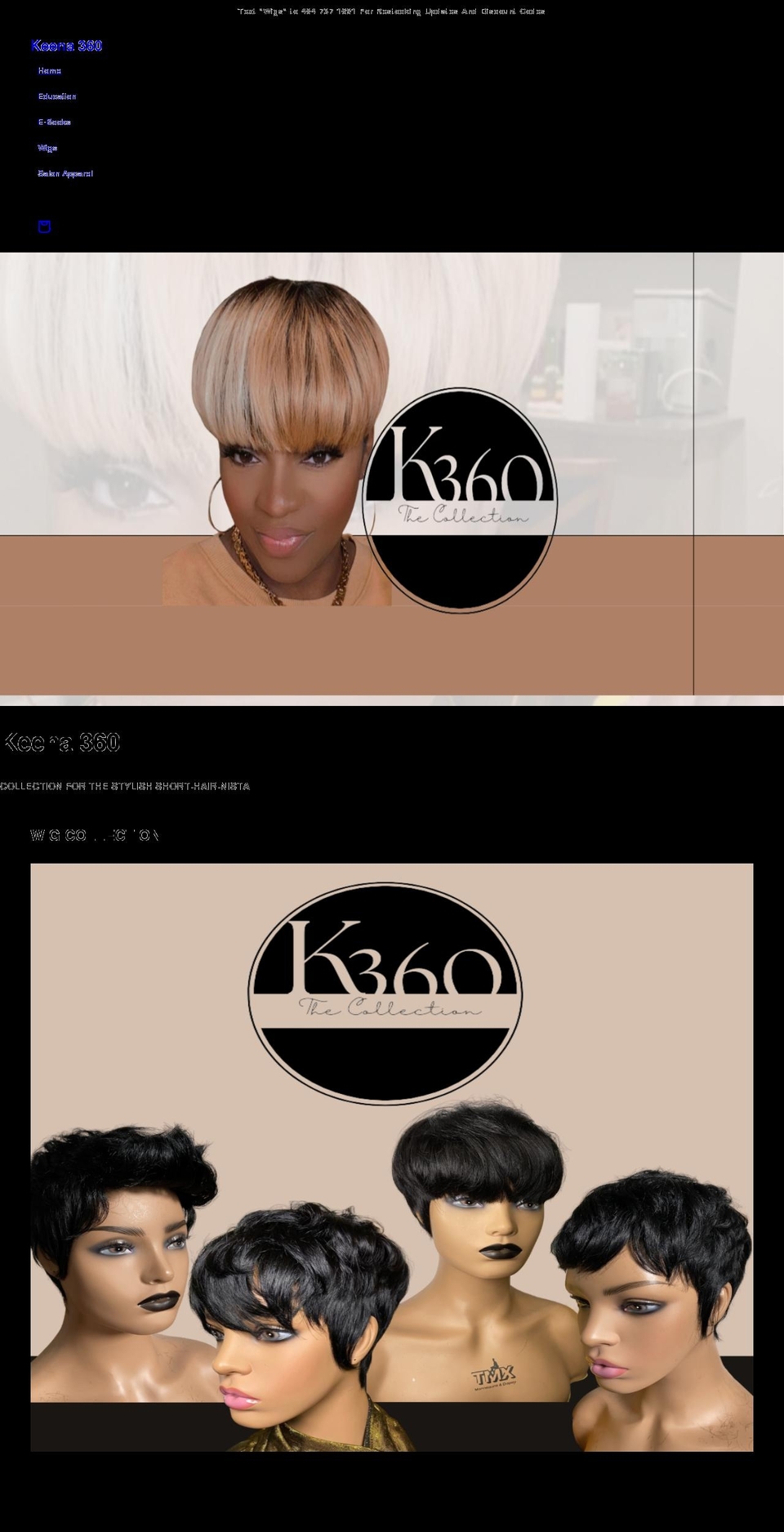 keena360.com shopify website screenshot