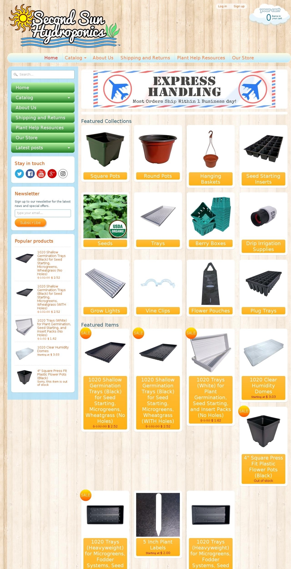 keengreengarden.com shopify website screenshot