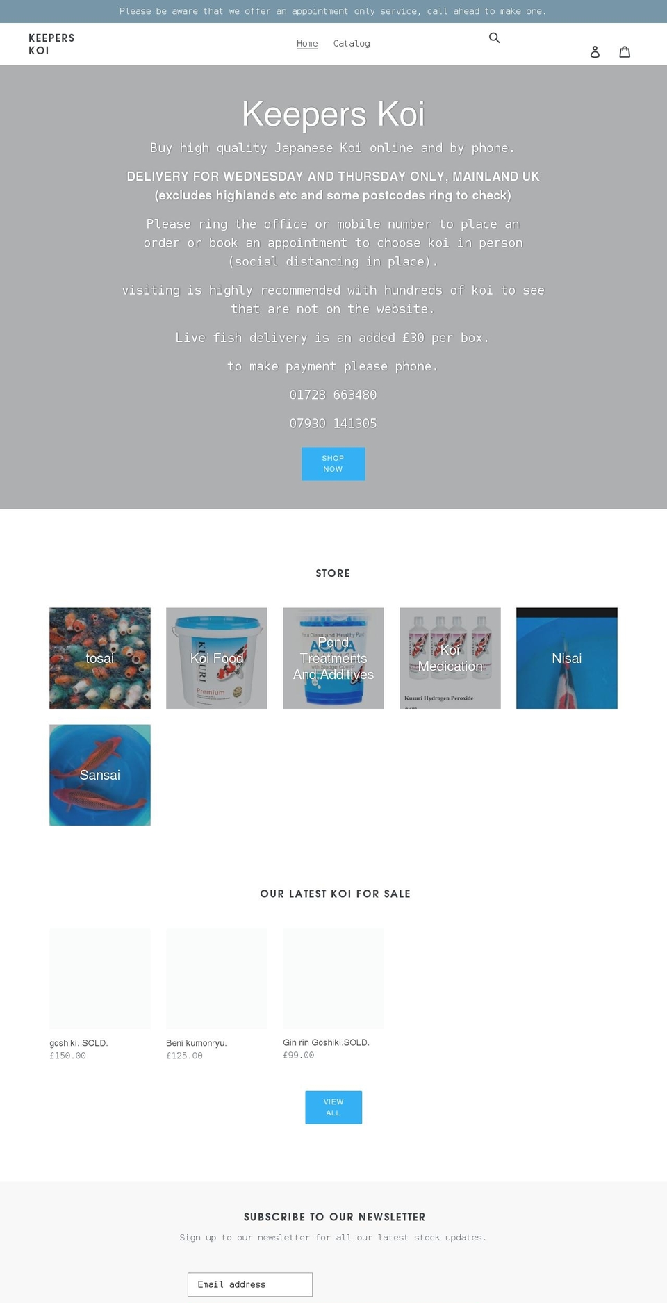 keeperskoi.com shopify website screenshot