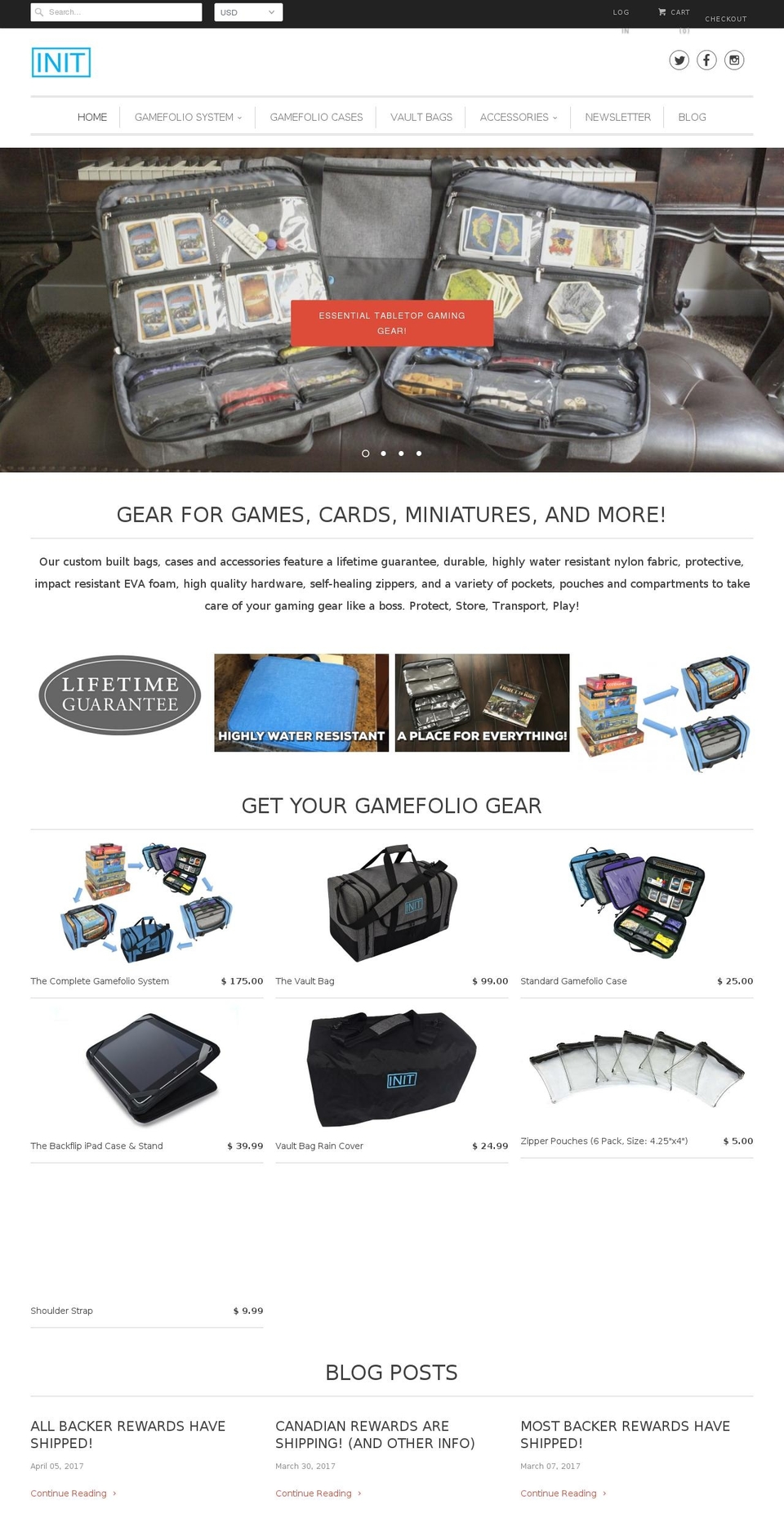 keepgear.com shopify website screenshot