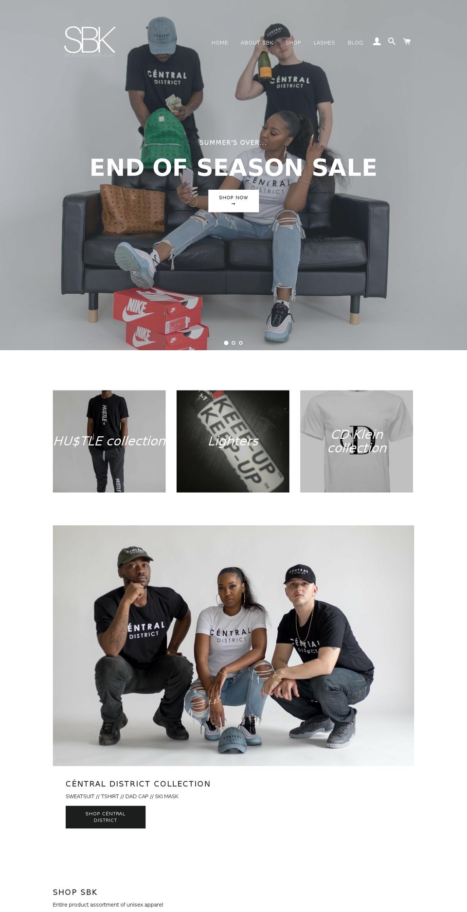 keepingupwithcam.com — Shopify storefront screenshot